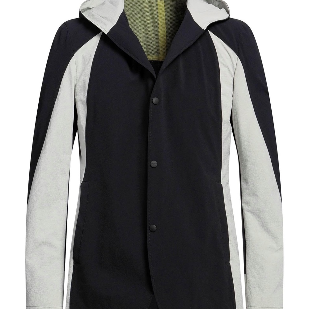 Canali Black and White Sport Coat Dynamic Two-Tone Design